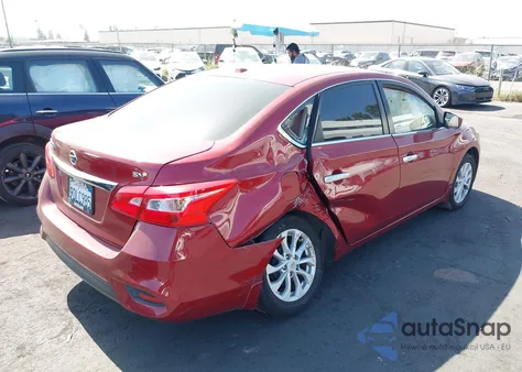 2019 Nissan Sentra Sv z USA, uszkodzony, nr VIN 3N1AB7AP8KY416621